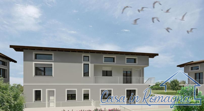 Duplex di nuova costruzione con garage e cantina  a 5 minuti da Montescudo